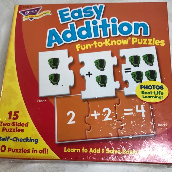 Easy Addition Puzzle - Picture 1 of 2